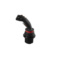 Pengontrol Joystick Paduan Logam Industri untuk Mesin Konstruksi dengan Sistem Spring Return untuk Mesin Panen Pertanian, Loader, Traktor