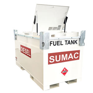 מיכל SUMAC IBC 1000 ליטר/2000 ליטר, דופן כפולה, פלדת פחמן, מיכל דלק, אחריות 5 שנים - אחסון כימי עצמאי לנוזלים מסוכנים - Product Image 6