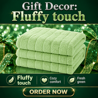 Couverture de lit d'hiver en fausse fourrure de lapin jacquard, double couche, super douce et chaude, motif grille 3D, vert sauge de luxe