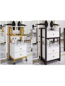 Armoire à outils de salon de coiffure simple et élégante, armoire de permanente et de teinture, armoire de coupe de cheveux, chariot de salon de beauté - Product Image 6