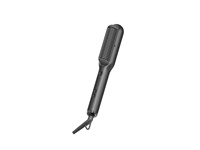 Peigne à cheveux ionique de haute qualité, lisseur de couleur noir mat, 1 pièce