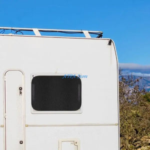 Parasole manuale nero per Camper Camper Camper Camper per Camper tenda in tessuto oscurante per decorazione ombreggiante per porta d'ingresso - Product Image 6