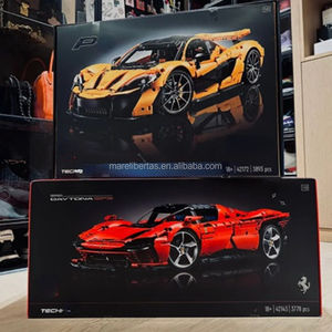 ชุดตัวต่อ P1 Ferra Ris Bugatti Chiron ขนาด 1:8 วัสดุ ABS ของเล่น DIY ธีมรถยนต์ รุ่น 42143 - Product Image 1