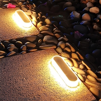 Lampes solaires LED étanches IP68 de qualité OEM pour marches/escaliers, allumage/extinction automatique, pour aménagement paysager, terrasse, allée, porte, garage