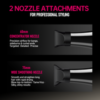 Sèche-cheveux professionnel FirePhoenix 6200 Max Pro avec logo personnalisé OEM ODM, moteur BLDC haute puissance 3000W, séchage rapide, pour salon et usage domestique