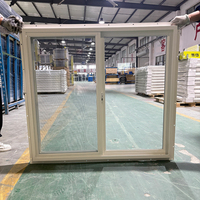 Ventana Corredera Simple de Vinilo Blanco Serie 62 de ANHUI WEIKA con Mosquitera, Estilo Americano, Tamaños Personalizados