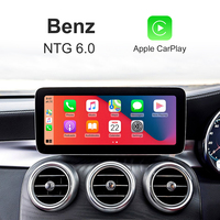 Kit de Mise à Niveau d'Écran OEM Boîtier Décodeur CarPlay Sans Fil Android Auto pour Mercedes-Benz Classes A B C E GLA GLK GLS CLA ML Système NTG 6 MBUX