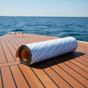 Alfombra marina autoadhesiva de espuma EVA antideslizante de 94.5 x 35.4 pulgadas para cubiertas de barcos, pontones y kayaks. - Product Image 2