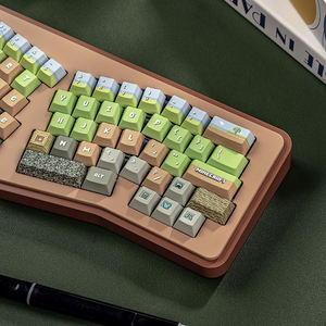 Teclas Personalizadas My World R2, Teclas PBT de Perfil Cherry, 135 Teclas para Interruptores Mx, Teclado Mecánico 61/75/87/104/108 - Product Image 5
