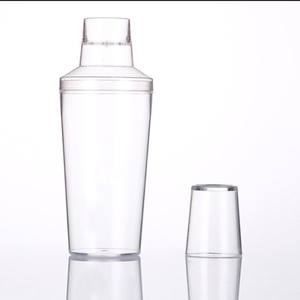 Venta al por mayor: Coctelera de plástico moderna y sencilla de 600 ml para cócteles, mezclador de bebidas, vaso, utensilio de bar, herramienta de bar Boston - Product Image 4