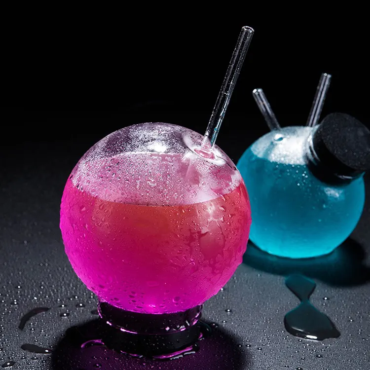 Gelas Minum Mewah, 350Ml Sedotan Vampir Martini Bar Pencampur Kaca Koktail Kacamata Cangkir untuk Minuman