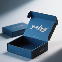 Boîte d'emballage pour shampoing avec impression de logo personnalisée recyclable, boîtes pliantes en carton ondulé kraft, boîte cadeau, boîte d'expédition avec emballage