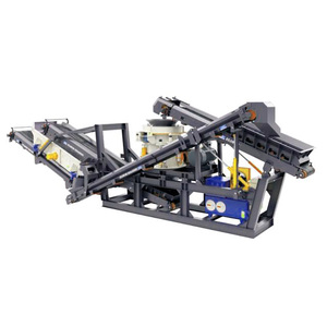 Planta de Trituración Móvil de Mandíbulas de Alta Eficiencia Montada sobre Orugas con Motor AC 1-3t/h, Trituradora de Piedra Portátil para Minería y Agregados de Cantera - Product Image 1