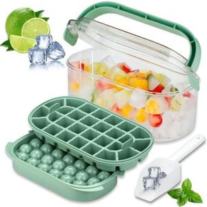 Moules à glaçons personnalisés en silicone avec couvercle et bac - Product Image 2