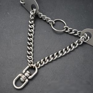 Collier de dressage de chien en acier inoxydable 304, collier de chaîne anti-traction pour la correction du comportement - Product Image 3