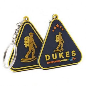 Customizable Soft PVC <b>Keychains</b> for Personal & Business 2D & 3D Logo <b>Personalized</b> Promotional Carabiners - Product Image 1