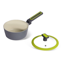 Ensemble d'ustensiles de cuisine en aluminium forgé, comprenant une casserole, une poêle antiadhésive avec base à induction, une casserole à sauce avec couvercle en verre, pour usage domestique - Vente en gros