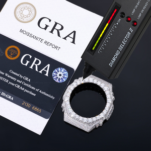 Kit de Modificación GA2100 Iced Out al por Mayor, Bisel y Caja de Reloj con Diamantes VVS D Moissanite, Piezas con Incrustaciones de Diamantes - Product Image 3