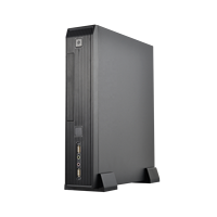 Mini ITX-Funda de ordenador de escritorio delgada personalizada, estuche de aluminio para oficina, chasis de placa base itx