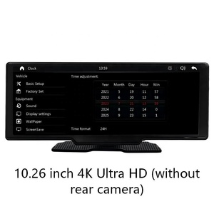 Caméra embarquée intelligente 4G portable avec enregistreur vidéo 4K, écran OLED 10 pouces, WiFi, SIM, Cloud DVR, GPS, application et surveillance à distance en direct pour le stationnement - Product Image 2