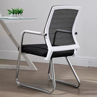 Chaises de bureau ergonomiques en tissu maillé de qualité supérieure pour cadres, avec pieds fixes, vente en gros