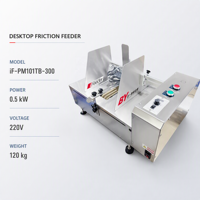 PM101TB IFeeder Distributeur automatique de feuilles de papier par friction, électrique 220V 500W, argenté, personnalisé, petit modèle, promotionnel