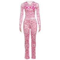 Ensemble de survêtement personnalisé pour femme, tenue de jogging unie