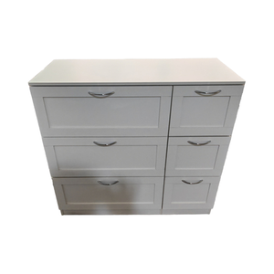 <span class=keywords><strong>Commode</strong></span> blanche à <span class=keywords><strong>6</strong></span> <span class=keywords><strong>tiroirs</strong></span> <span class=keywords><strong>commode</strong></span> moderne avec <span class=keywords><strong>tiroirs</strong></span> profonds <span class=keywords><strong>commode</strong></span> double en bois pour ranger les vêtements pour le salon chambre à coucher - Product Image 2