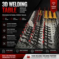 Plateforme de soudage 3D modulaire anti-éclatement avec accessoires complets – Table de soudage flexible pour l'assemblage de cadres de moto