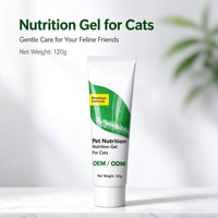 Fabricant de suppléments nutritionnels quotidiens en pâte pour chats, marque privée OEM/ODM, naturels, pour toutes les races.
