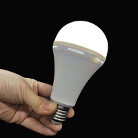 Lampe d'urgence LED rechargeable à prix d'usine, très vendue, 6500K, base E27/B22, SMD 12W, pour usage domestique