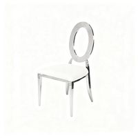 Chaises de banquet empilables dorées à dossier ovale pour hôtels, restaurants et événements – Style moderne – Vente en gros