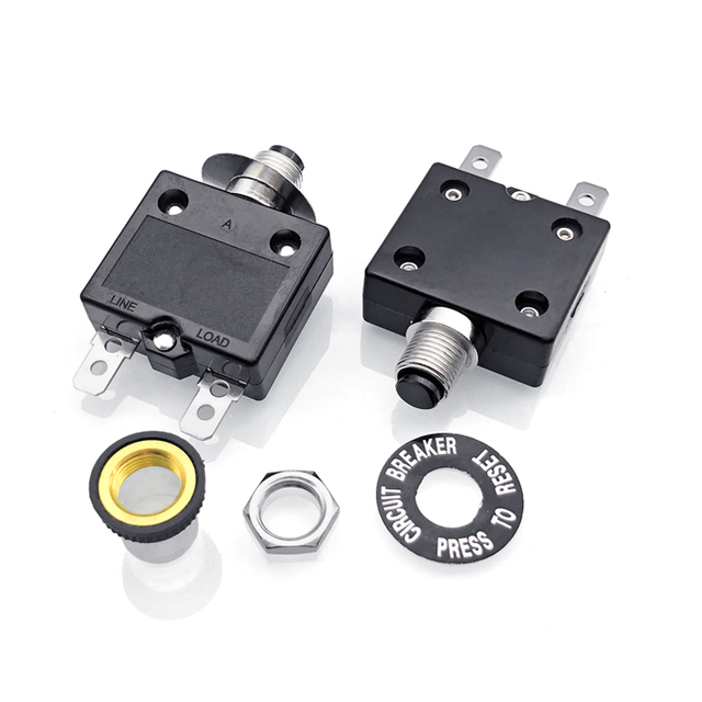 98 Series 8a 250vac Manual Reset Thermal Overload Protector Switch Mini Circuit Breaker