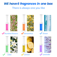Gel Nettoyant et Désodorisant pour Toilettes et Urinoirs, Fleur Parfumée, Tampon Gel Désodorisant