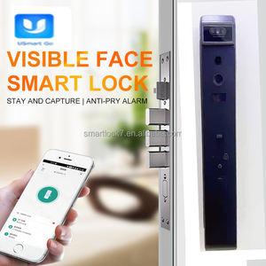 Cerradura Inteligente Multifunción <span class=keywords><strong>con</strong></span> Reconocimiento Facial y de Huella Digital, Compatible <span class=keywords><strong>con</strong></span> Tarjetas de Memoria, para Puertas de Acero/Aluminio/Madera - <span class=keywords><strong>Portero</strong></span> Electrónico para el Hogar - Product Image 5