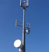 Poteau de Communication GSM galvanisé à chaud de 25M, monopode de télécommunication