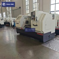 Máquina de torno horizontal del CNC de la cama plana del control CK6150 de GSK para la fabricación resistente