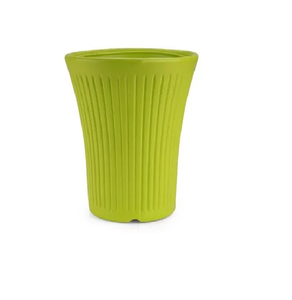 Pot de fleurs moderne en plastique de 12 pouces pour plantes d'intérieur, d'extérieur, de balcon - Product Image 4