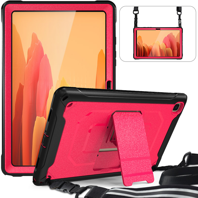 Чехол из ТПУ для планшета с плечевым ремнем и подставкой для Samsung Galaxy Tab A7 10,4 дюйма T505 T500 T507 2020
