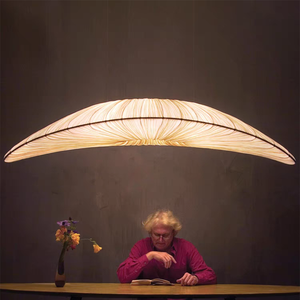 热销北欧风格酒店餐厅发光二极管吊灯卧室直挂装饰照明 - Product Image 3