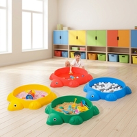 Plateau de jeu pour sable et eau pour enfants, avec couvercle en plastique, pour la maternelle, la plage et l'extérieur, fabriqué en Chine