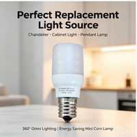 Lámpara LED de Maíz Mini E17 al por Mayor, 3W 4W 360 °   Bombilla LED Tipo Maíz de Voltaje Universal AC85-265V para Iluminación Comercial