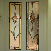 Verre décoratif personnalisé pour décoration intérieure, y compris vitrail et verre à motifs, parfait pour cloison, porte et fenêtre