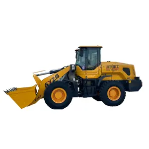 Shan Yu ZL-958 Machine Lader Caterpillar Wiellader 4X4 Compacte Tractor Met Lader En Graafmachine