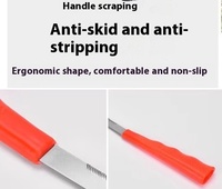 Couteau en acier inoxydable à dents fines, petit couteau de jardinage pour outils à main, pour la tonte de pelouse, le désherbage, la culture agricole cryptée