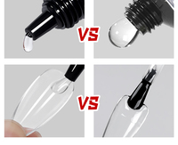 Colle adhésive super forte pour faux ongles, conforme aux normes UE, non toxique, pour pose facile de faux ongles souples, marque privée HS