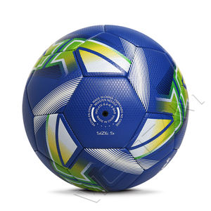 Conception personnalisée ballons de football en PVC souple de 3.5mm football économique bleu couleur vive ballon de football en PVC taille 5 4 3 - Product Image 2