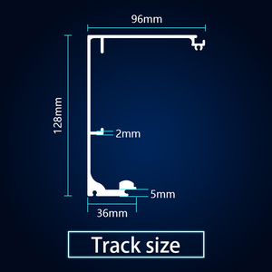 Giá Tốt Nhất Tự Động Cửa Rail Hồ Sơ Tự Động Trượt Cửa Closer Có Thể Điều Chỉnh - Product Image 3