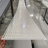 Panneau de Plafond en PVC Aspect Bois, Meilleur Prix, pour Philippines, Maldives, Guyane, Honduras, Équateur