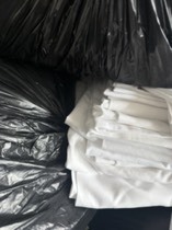 工业用高品质白色毛圈棉布抹布，用于装饰和建筑粉尘控制 - Product Image 4